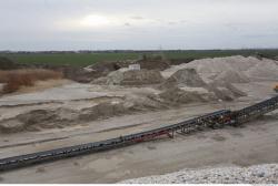 Photo Textures of Background Gravel Mining